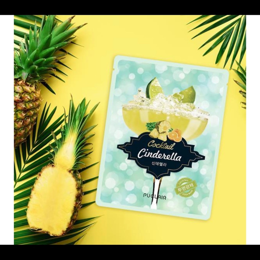 Cocktail Cinderella Sheet Masks Set of 3